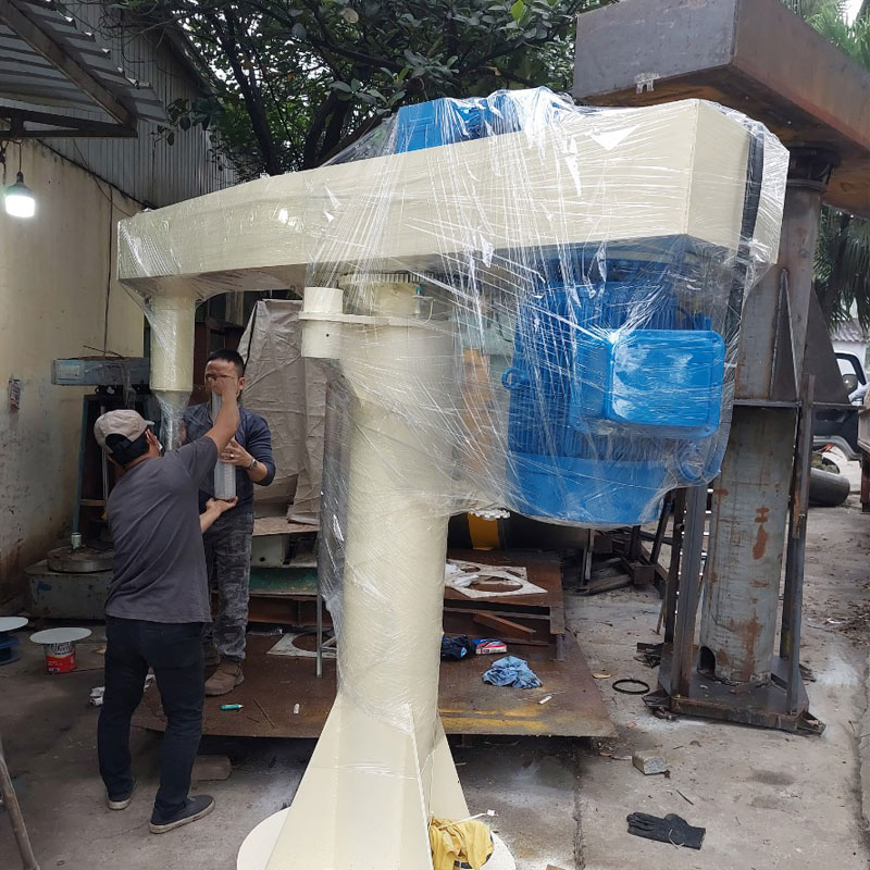 Máy khuấy sơn 45kw cổ xoay - Ảnh 1