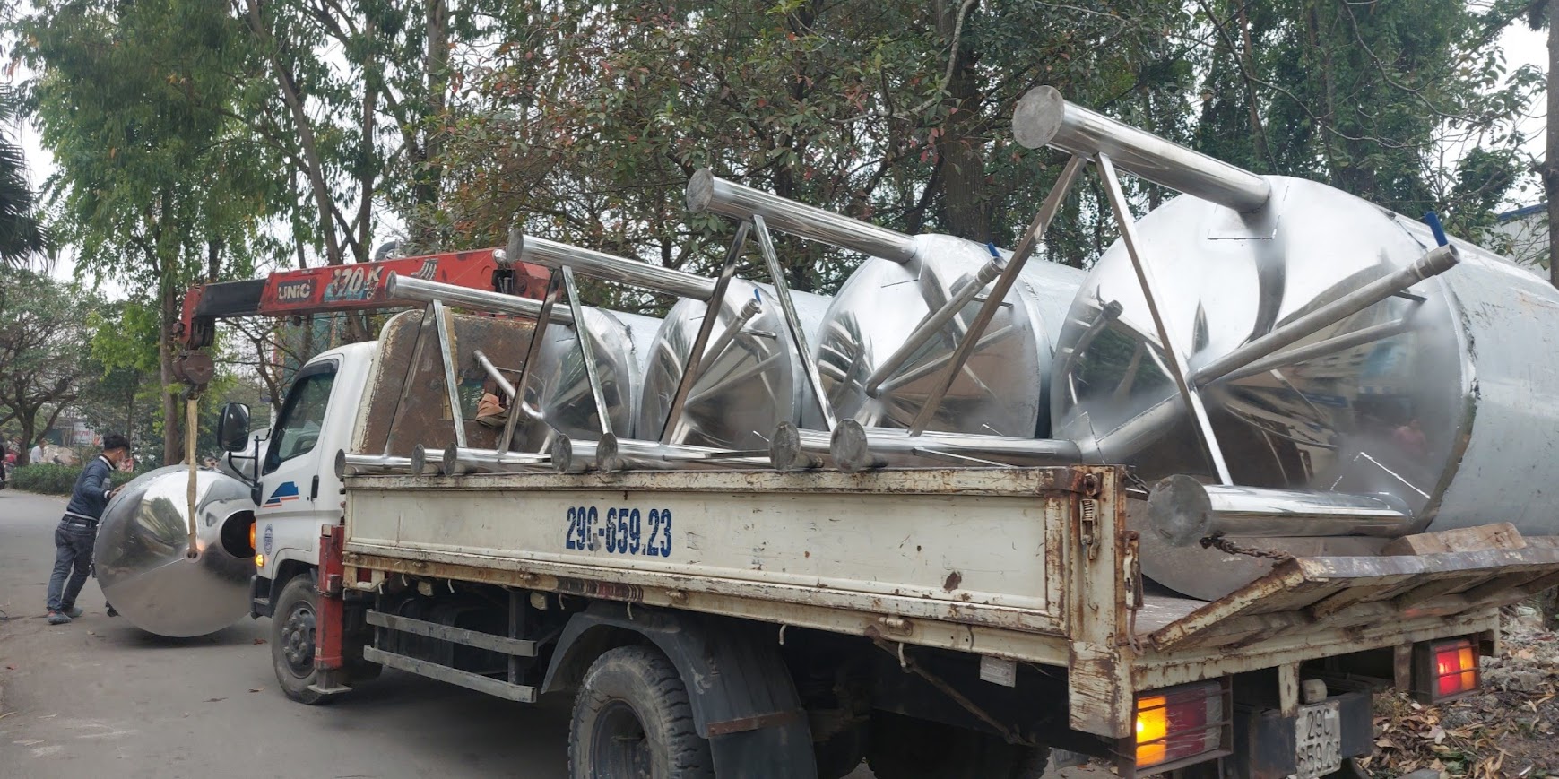 Bồn chứa base sơn chống lắng 1000l, 2000l, 4000l, 6000l - Ảnh 1