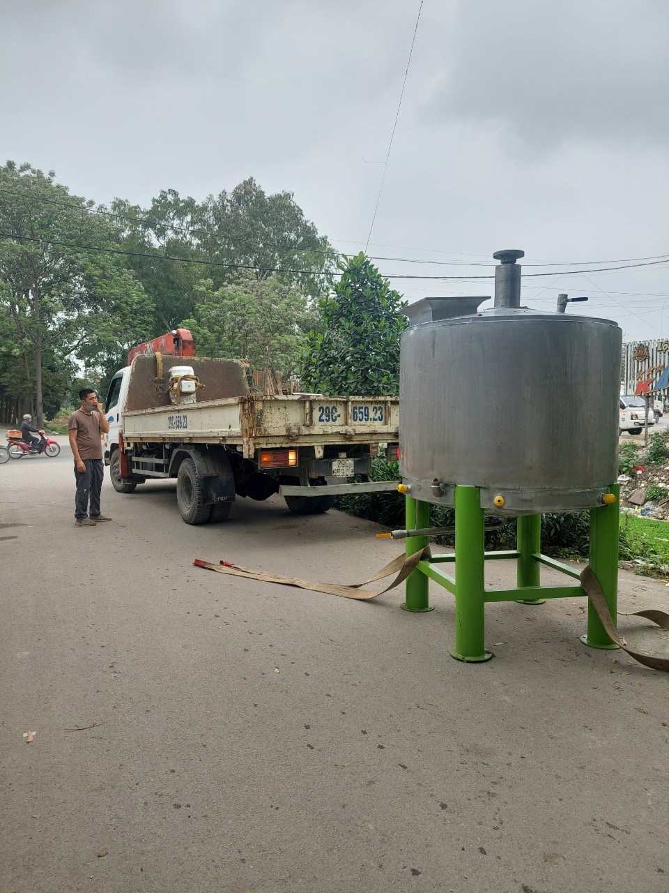 Bồn khuấy sơn 1000 2000 3000 4000 5000 lít - Ảnh 1