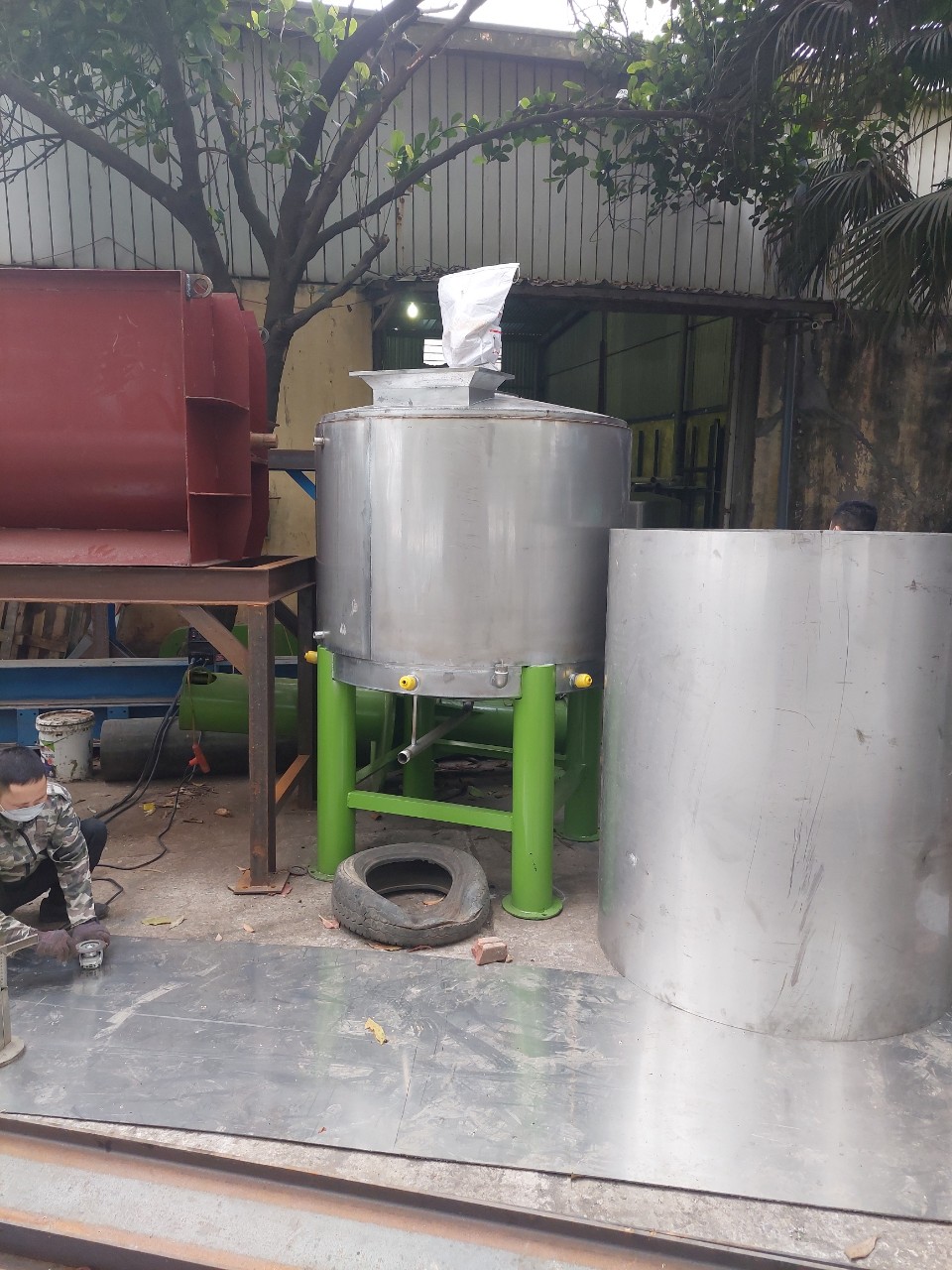 Bồn khuấy sơn 1000 2000 3000 4000 5000 lít - Ảnh 1
