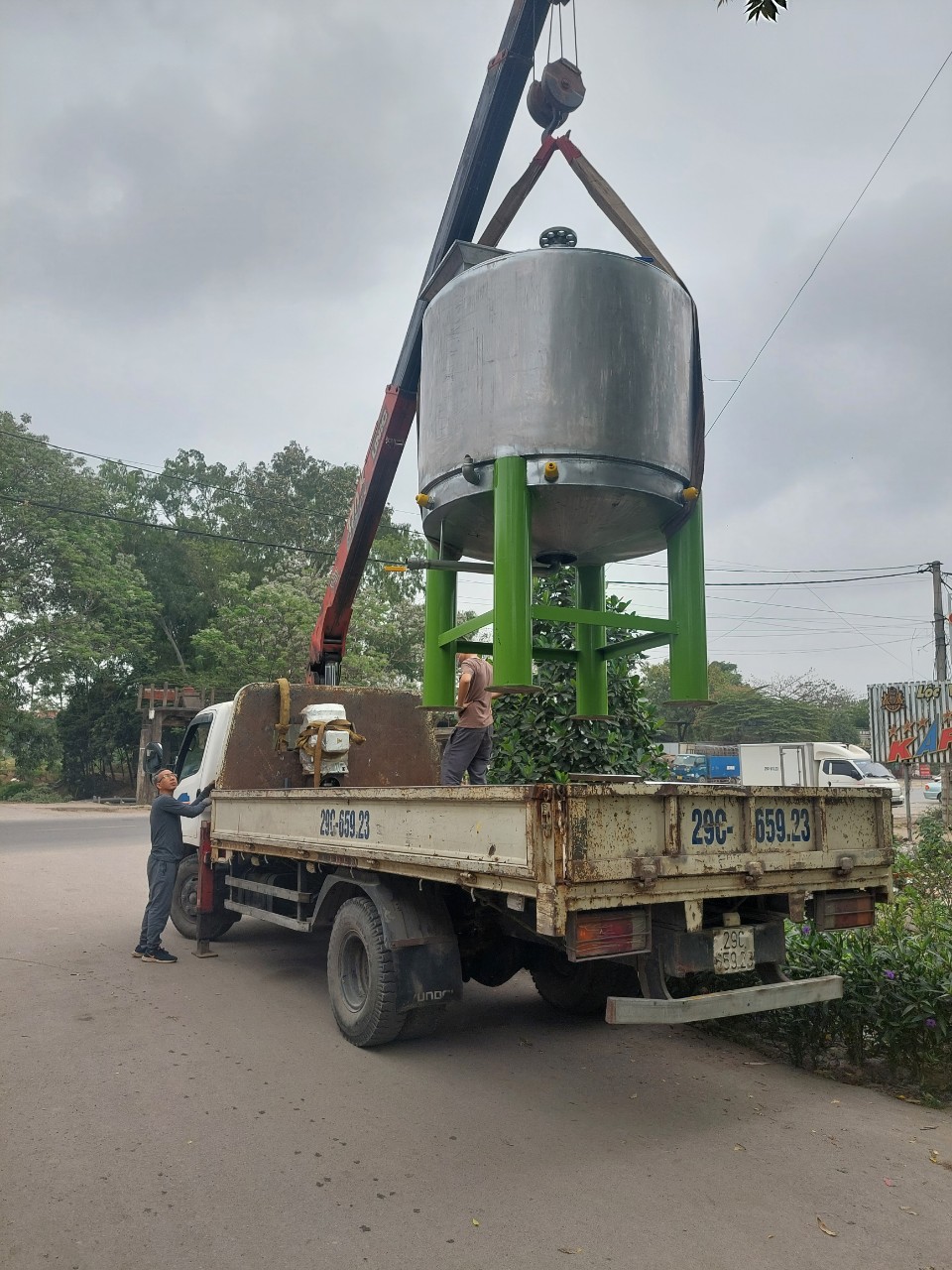 Bồn khuấy sơn 1000 2000 3000 4000 5000 lít - Ảnh 1
