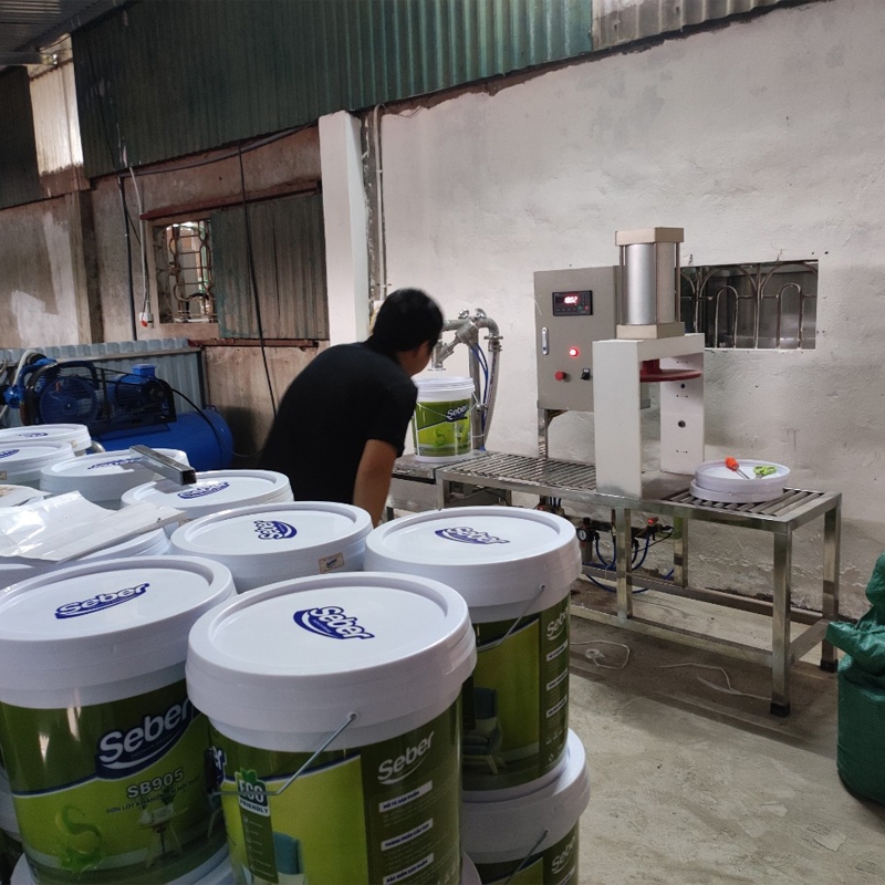 máy chiết rót định lượng sơn tự động