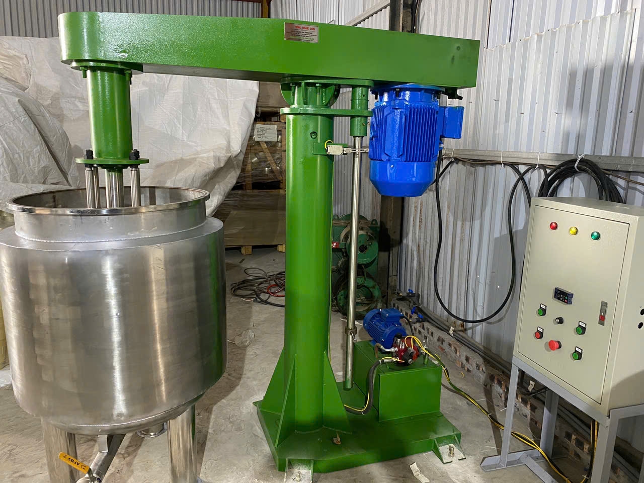 Thông tin chung về máy nghiền rổ 300 lít - Ảnh 1