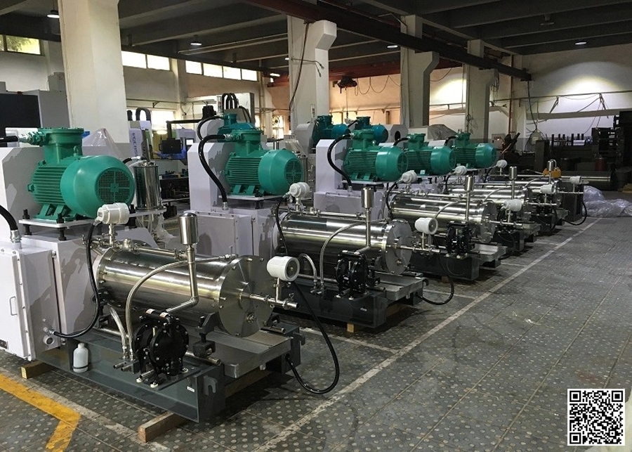 máy nghiền rổ ngang 50 lít