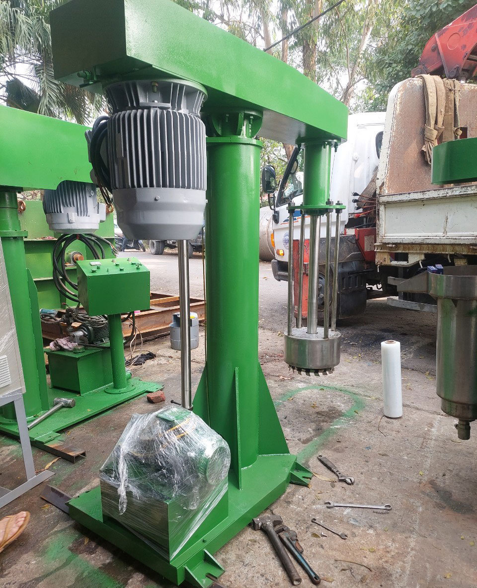 Máy nghiền sơn nước rổ bi - Ảnh 1