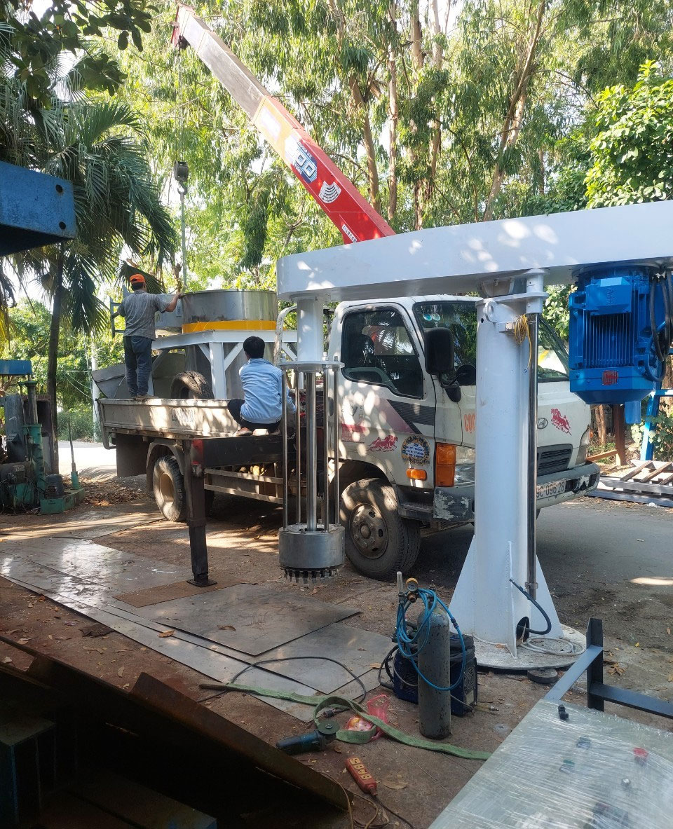 Máy nghiền sơn nước rổ bi - Ảnh 1