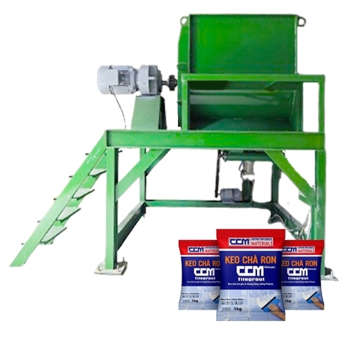 Máy trộn bột bả keo chà ron chống thấm