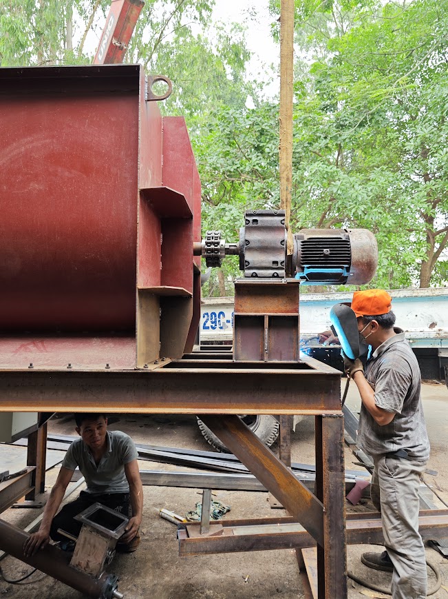 Máy trộn bột bả keo chà ron chống thấm - Ảnh 1