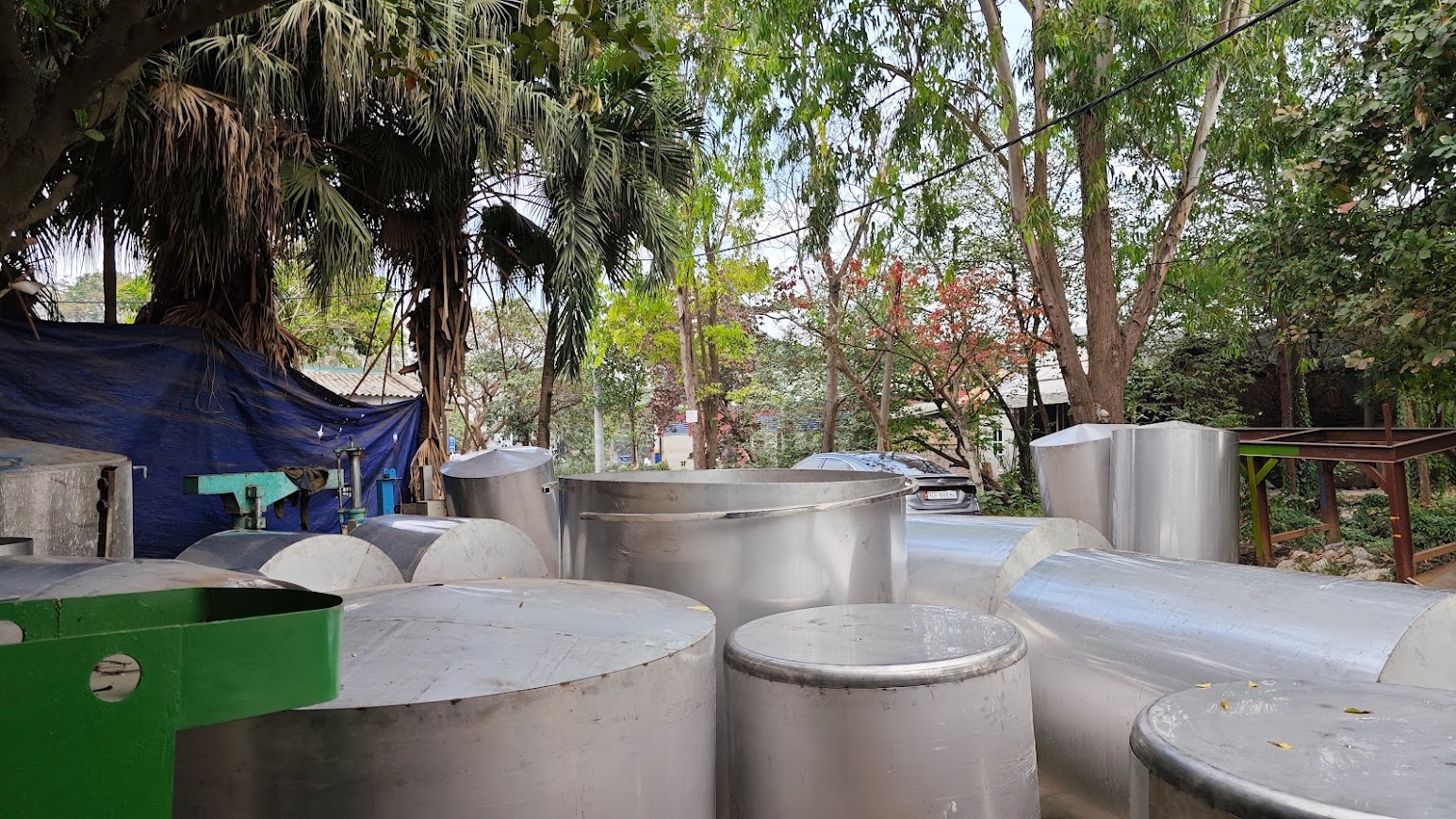 Bồn khuấy sơn 100 250 300 350 lít - Ảnh 1