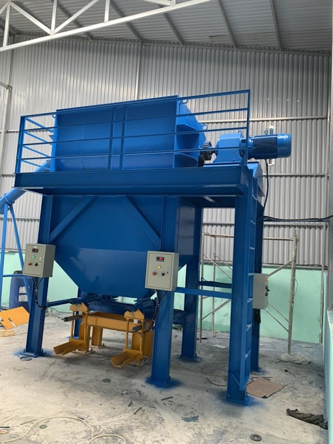 Máy trộn bột bả 2 tầng 2000Kg 50 bao - Ảnh 1