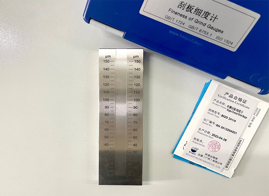 Thước đo độ mịn sơn 0 150 micron - Ảnh 1