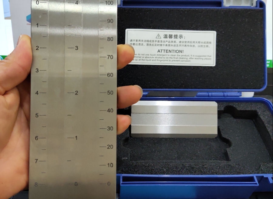 Thước đo độ mịn sơn 0 150 micron - Ảnh 1